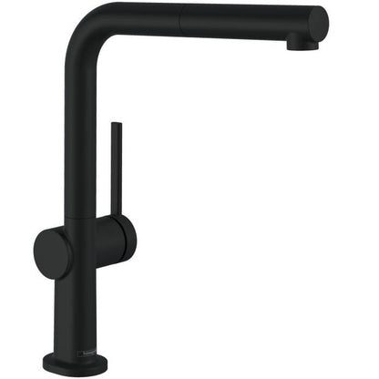 Hansgrohe Talis 270 Baterie chiuveta bucatarie cu dus extractibil, negru mat