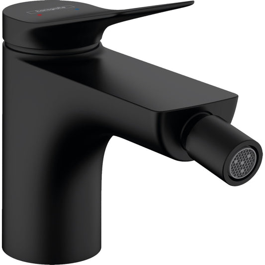 Hansgrohe Vivenis Baterie bideu monocomanda cu ventil pop-up, negru mat