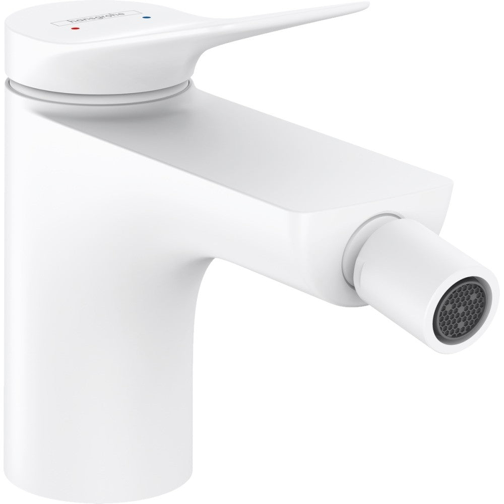 Hansgrohe Vivenis Baterie bideu monocomanda cu ventil pop-up, alb mat