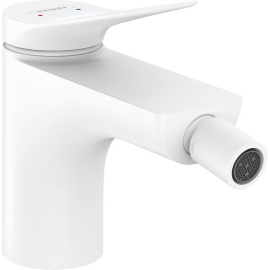 Hansgrohe Vivenis Baterie bideu monocomanda cu ventil pop-up, alb mat