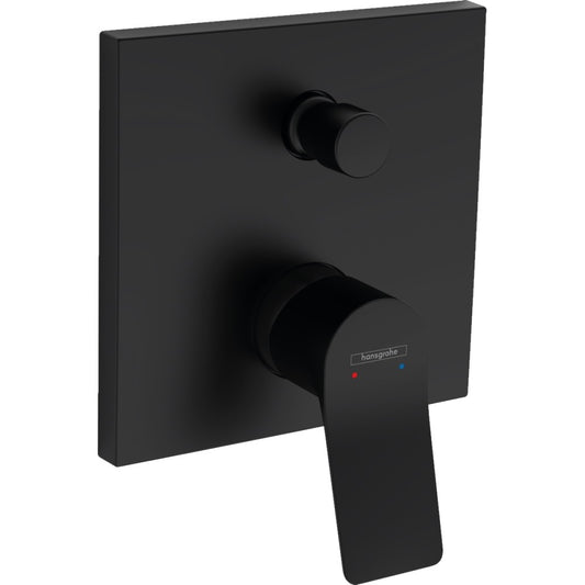 Hansgrohe Vivenis Baterie cada dus monocomanda incastrata, negru mat