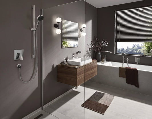 Hansgrohe Vivenis Baterie dus monocomanda cu montaj incastrat, crom
