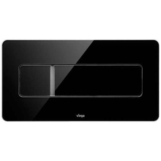 Viega Visign More 105 Clapeta actionare WC, negru lucios