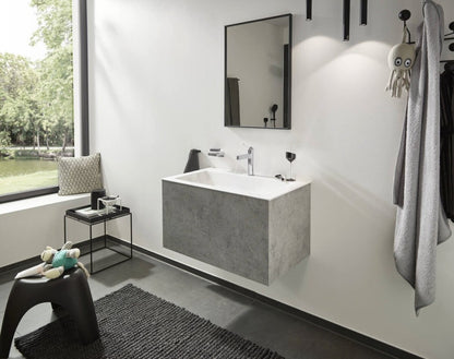 Baterie lavoar Hansgrohe Finoris, cu ventil H16 cm