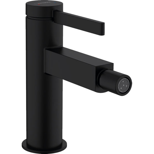 Hansgrohe Finoris Baterie bideu monocomanda cu ventil, negru mat
