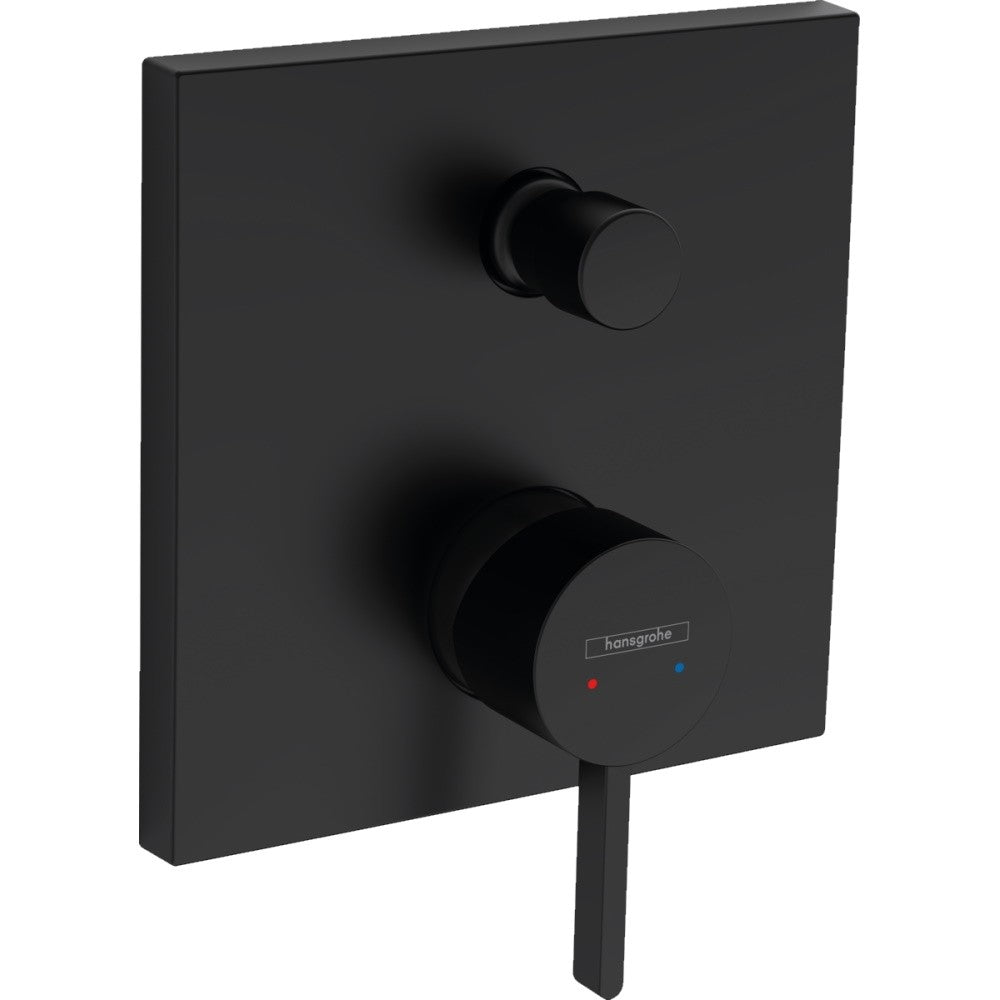 Hansgrohe Finoris Baterie cada dus monocomanda incastrata, negru mat