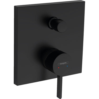 Hansgrohe Finoris Baterie cada dus monocomanda incastrata, negru mat
