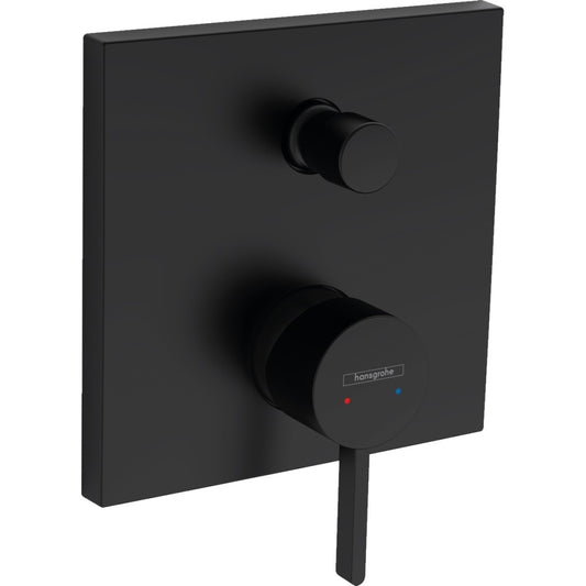 Hansgrohe Finoris Baterie cada dus monocomanda incastrata, negru mat