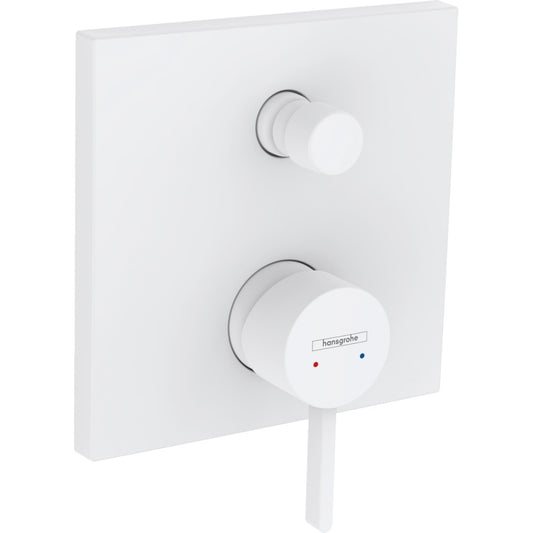 Hansgrohe Finoris Baterie cada dus monocomanda incastrata, alb mat