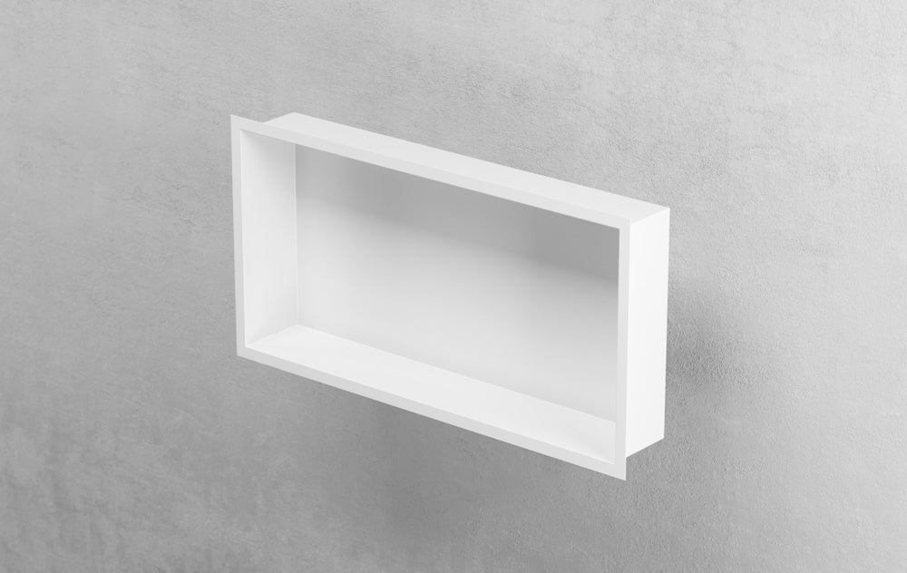 Bemeta Nisa perete baie 92x10xH32 cm, alb
