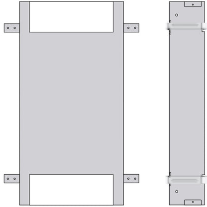 Bemeta Rama montaj nisa perete baie H600 mm
