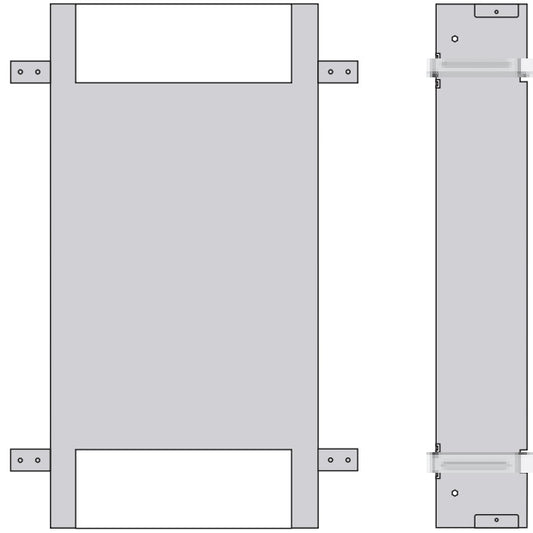Bemeta Rama montaj nisa perete baie H600 mm
