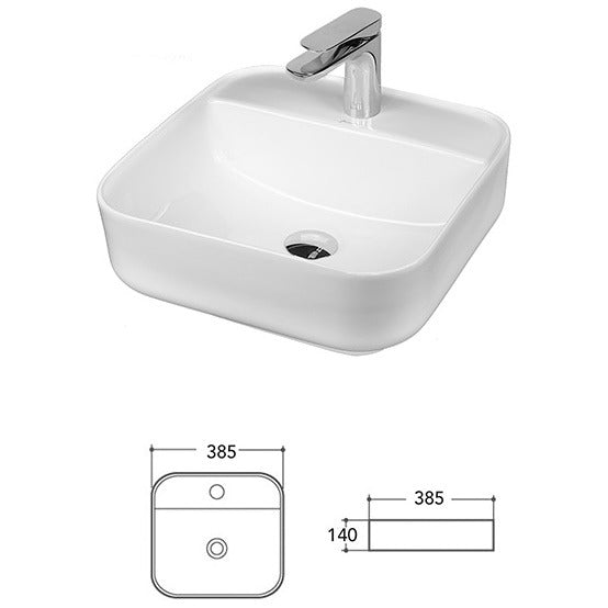 Lavoar baie suspendat Fluminia Juno 38x38 cm