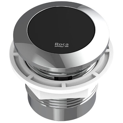 Roca EM1 Mecanism WC cu senzor, dubla actionare, buton crom