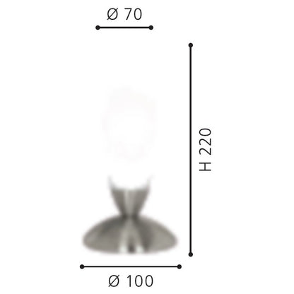 Eglo Slim Veioza 1x40W, alb