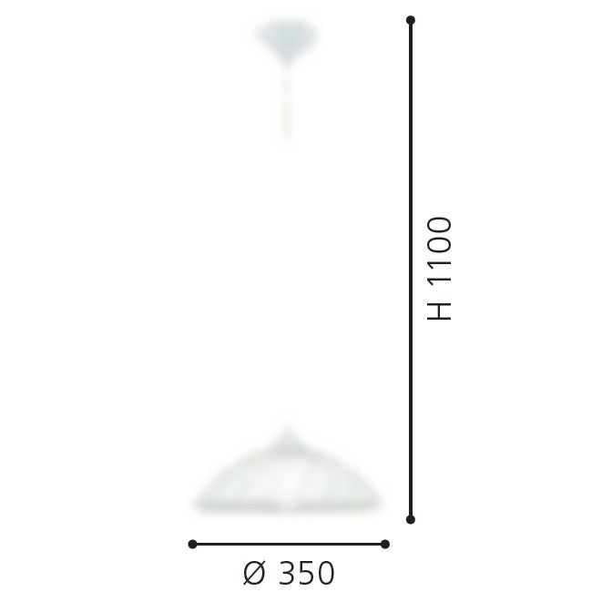 Eglo Vetro Pendul 1x60W, sticla mata