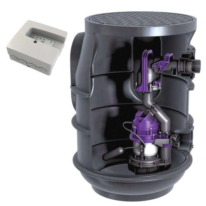 Kessel Aqualift F Basic Mono Tronic Statie de pompare cu instalare subterana, 1 pompa cu panou de comanda