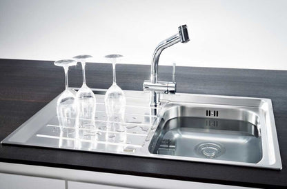 Franke Neptune NET 611 Chiuveta bucatarie inox 86x51 cm, finisaj microdekor