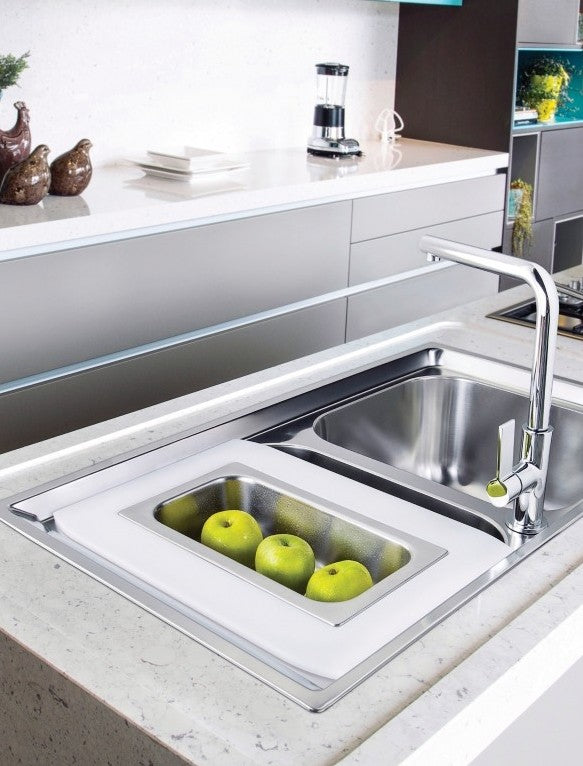 Franke Neptune NET 620 Chiuveta bucatarie inox 86x51 cm, finisaj microdekor