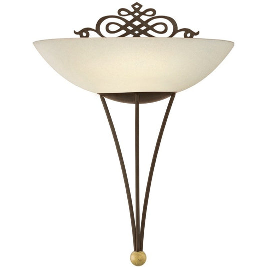 Eglo Mestre Aplica 1x60W, 30x32 cm, bej/maro