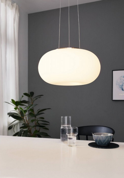 Eglo Optica Lustra 2x60W, Ø35 cm, alb