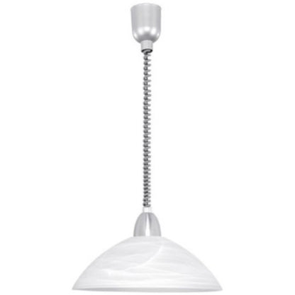 Eglo Lord 2 Pendul 1x60W, inaltime ajustabila, alb/crom