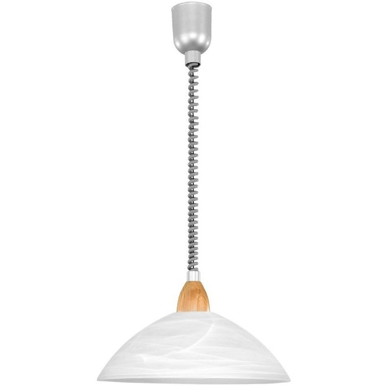 Eglo Lord 2 Pendul 1x60W, inaltime ajustabila, alb/portocaliu