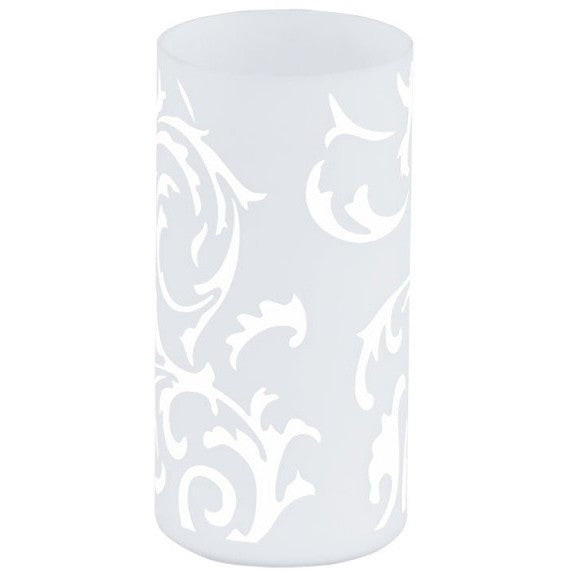 Eglo Geo Veioza Ø10 cm, 1x60W, alb (model aplicat)