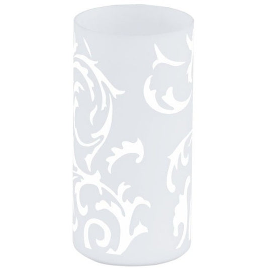 Eglo Geo Veioza Ø10 cm, 1x60W, alb (model aplicat)