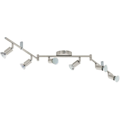 Eglo Buzz-LED Aplica cu spoturi 6x3W, nickel mat