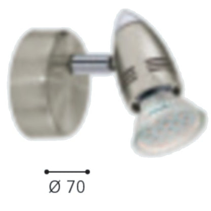 Eglo Magnum Led Aplica cu 1 spot 1x3W, crom mat
