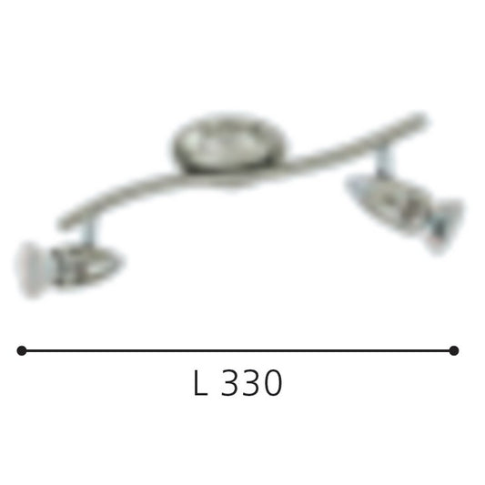 Eglo Magnum Led Plafoniera cu 2 spoturi 2x3W, crom mat