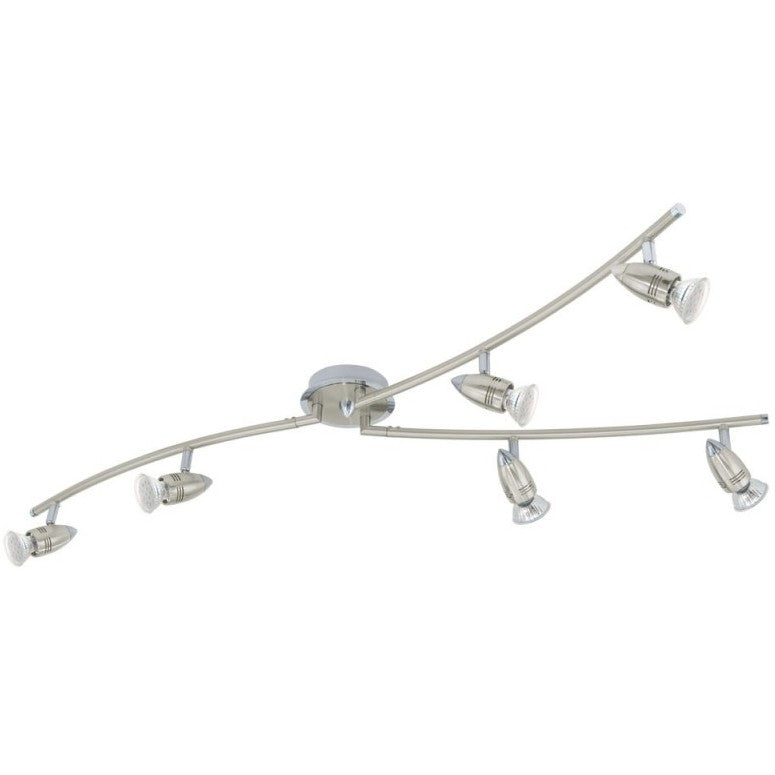 Eglo Magnum Led Plafoniera cu 6 spoturi 6x3W, crom mat
