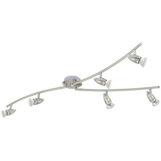 Eglo Magnum Led Plafoniera cu 6 spoturi 6x3W, crom mat