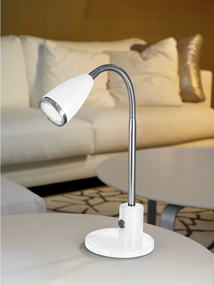 Eglo Fox Lampa de birou 1x3W, alb