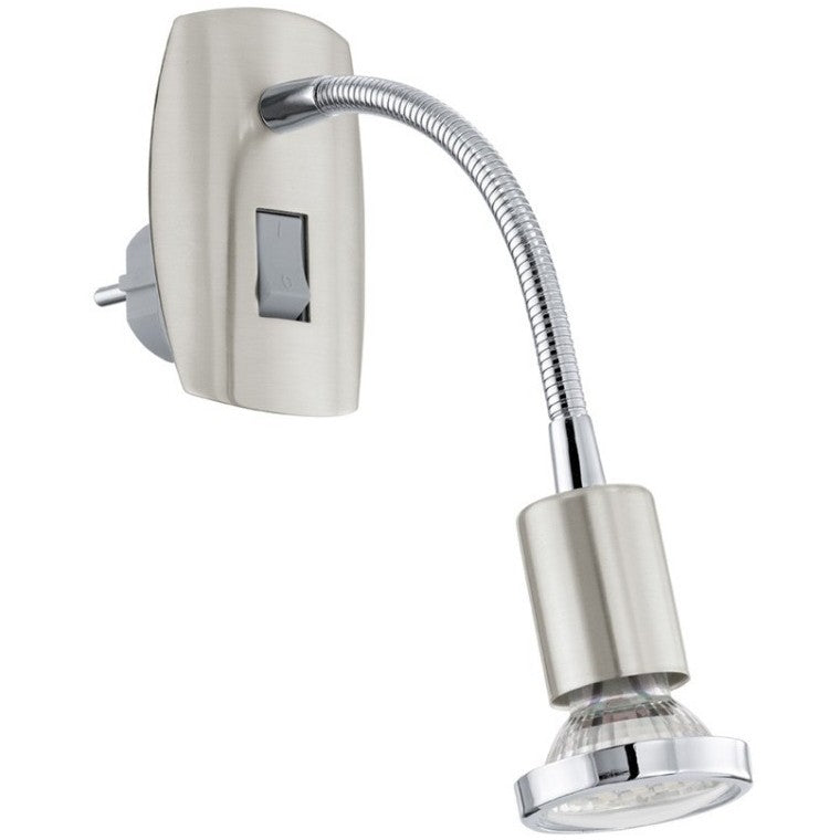 Eglo Mini 4 Aplica cu spot 1x3W, H18 cm, crom mat