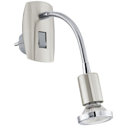 Eglo Mini 4 Aplica cu spot 1x3W, H18 cm, crom mat