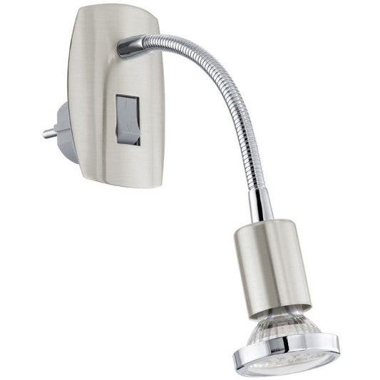 Eglo Mini 4 Aplica cu spot 1x3W, H18 cm, crom mat