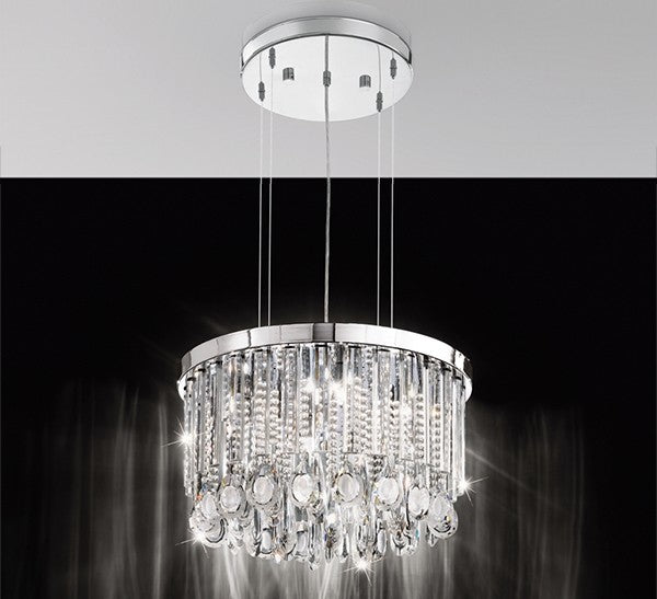 Eglo Calaonda Lustra rotunda 7x33W, transparent