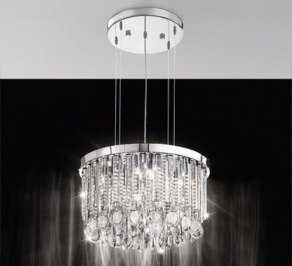 Eglo Calaonda Lustra rotunda 7x33W, transparent