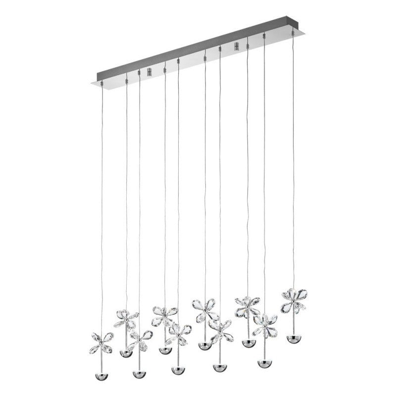 Eglo Pianopoli Lustra 10x2.5W, transparent