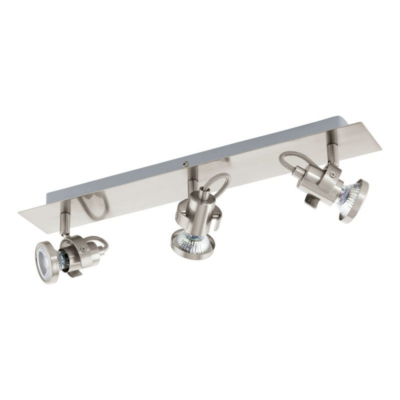 Eglo Tukon 3 Plafoniera cu 3 spoturi 3x3.3W, crom mat (satin nickel)
