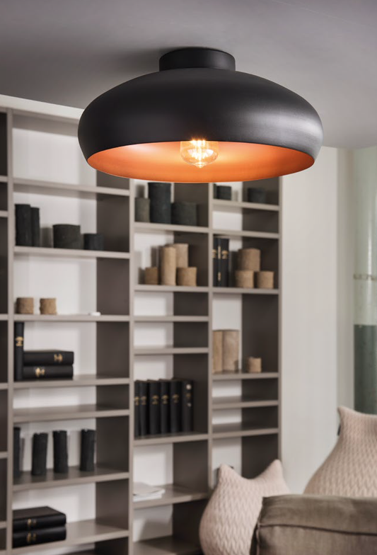 Eglo Mogano Plafoniera 1x60W, negru