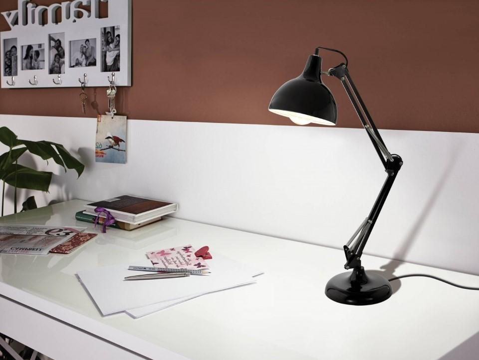 Eglo Borgillio Lampa de birou 1x60W, negru