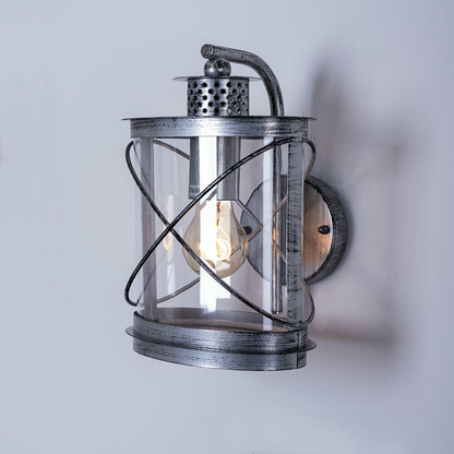 Eglo Hilburn 1 Aplica verticala orientata in jos 1x60W, argintiu