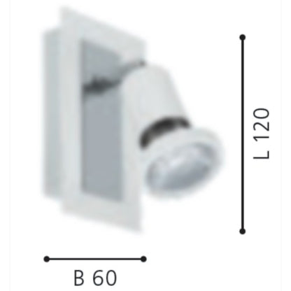 Eglo Sarria Aplica cu spot 1x5W, alb