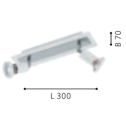 Eglo Sarria Plafoniera cu spot 2x5W, alb