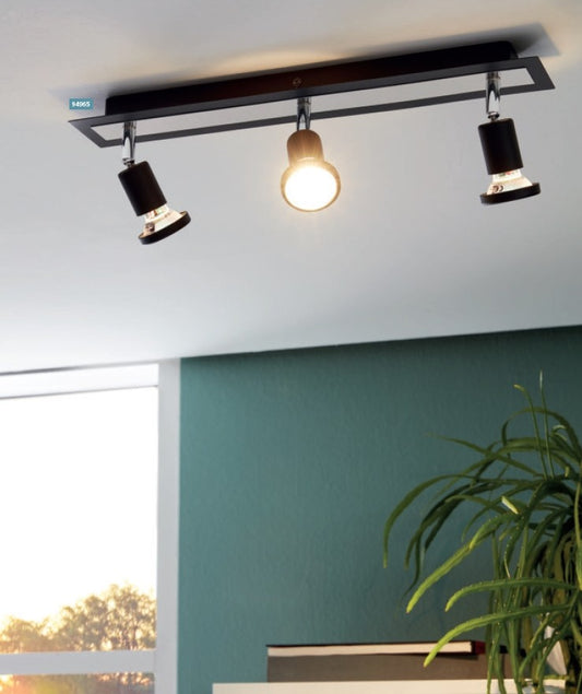 Eglo Sarria Plafoniera cu spot 3x5W, negru