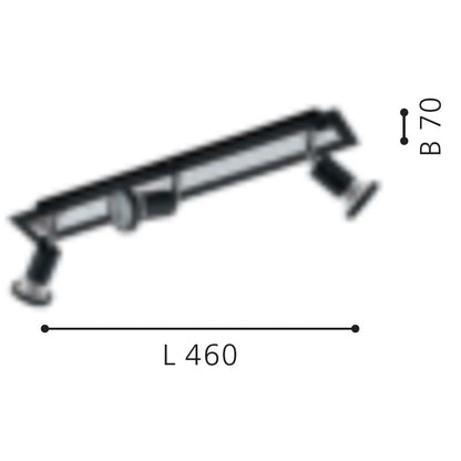 Eglo Sarria Plafoniera cu spot 3x5W, negru