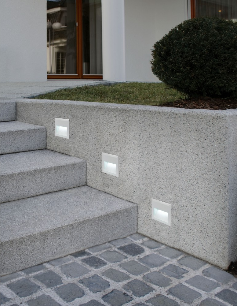 Eglo Zimba-LED Lampa patrata incastrata 1x3.7W, argintiu
